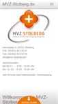 Mobile Screenshot of mvz-stolberg.de